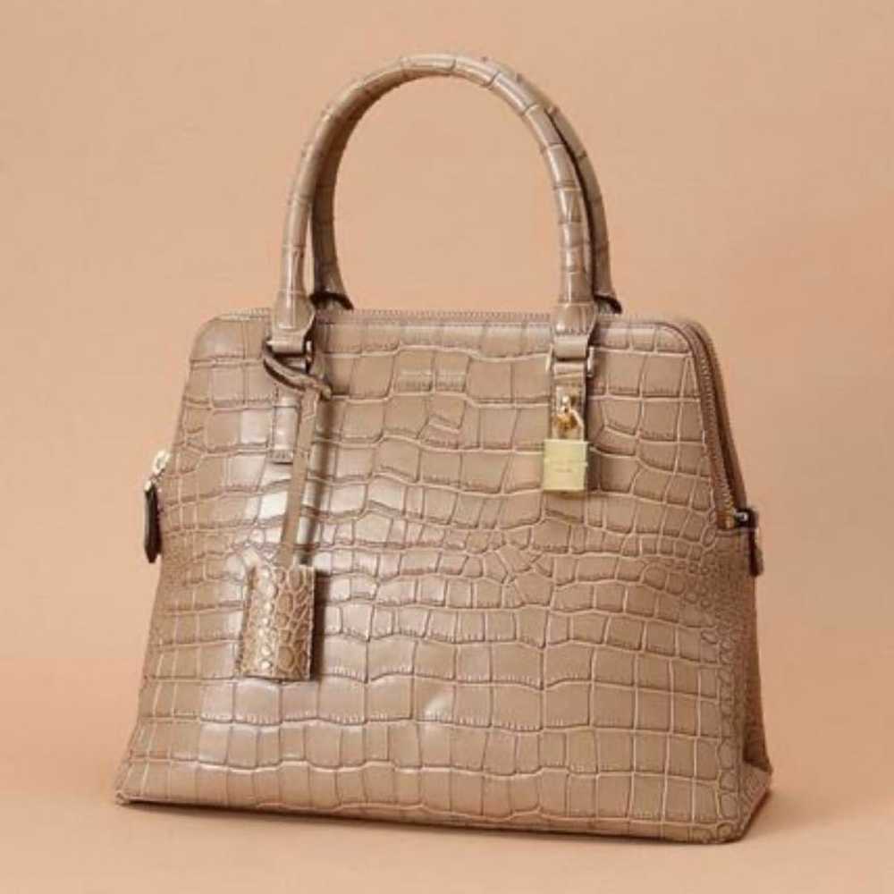 Samantha Thavasa Lady Chance Tote Bag (Crocodile-… - image 1