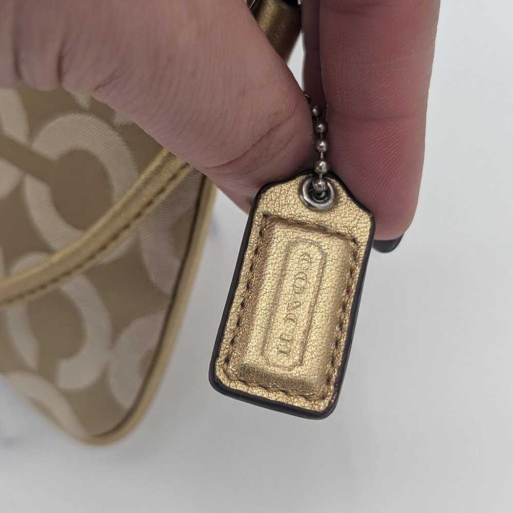 Coach Poppy Chan Goldy Wristlet HTF Rare Limited … - image 6