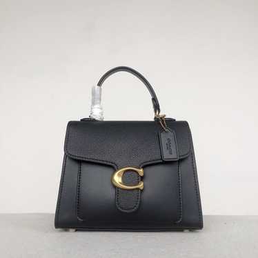 Coach TABBY 20 Metal C LOGO Leather Flap Handle C… - image 1