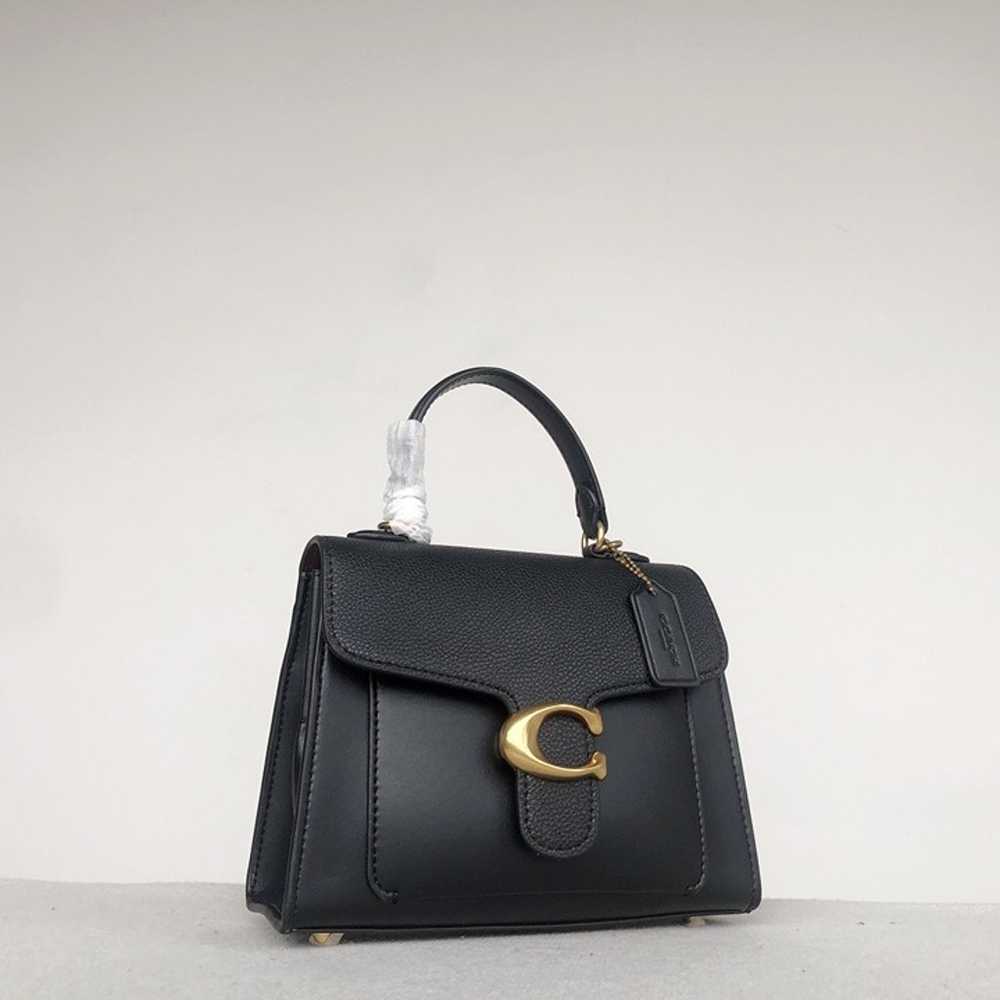 Coach TABBY 20 Metal C LOGO Leather Flap Handle C… - image 2