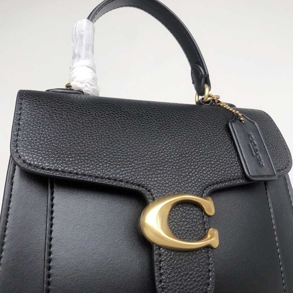 Coach TABBY 20 Metal C LOGO Leather Flap Handle C… - image 3