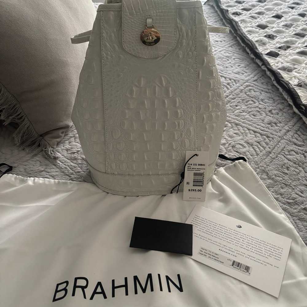 BRAHMIN Allie Shell White Melbourne Slingback Bag - image 9