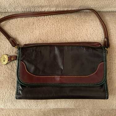 Vintage Brahmin flap crossbody - image 1