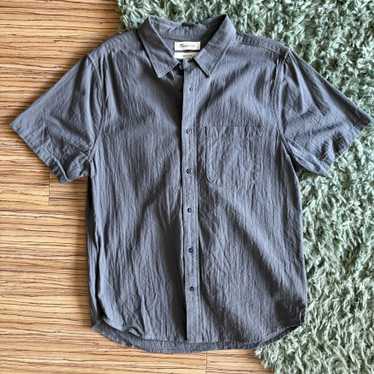 Madewell Crinkle Cotton Perfect Short Sleeve Shirt - image 1