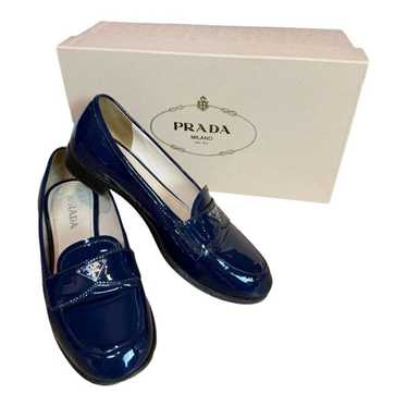 Prada × Vintage Vintage Prada Patent Leather Navy… - image 1