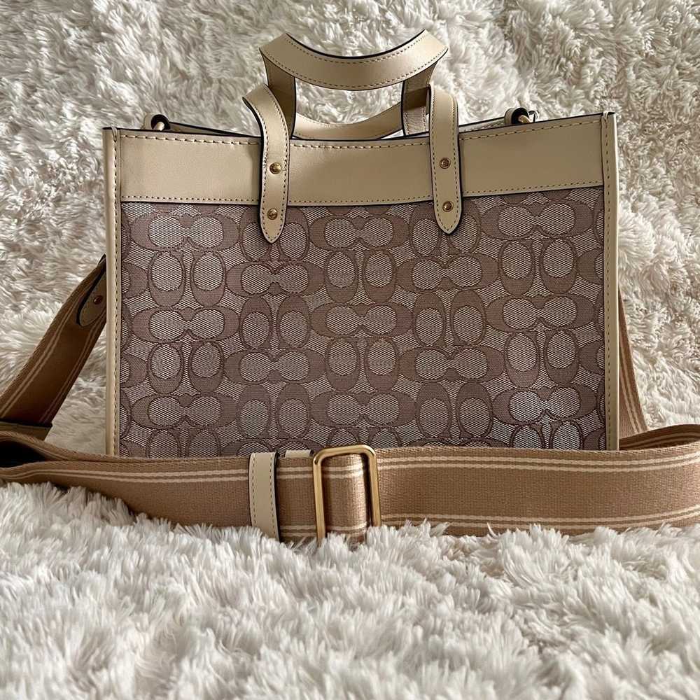 COACH Field Signature Jacquard Tote - image 2