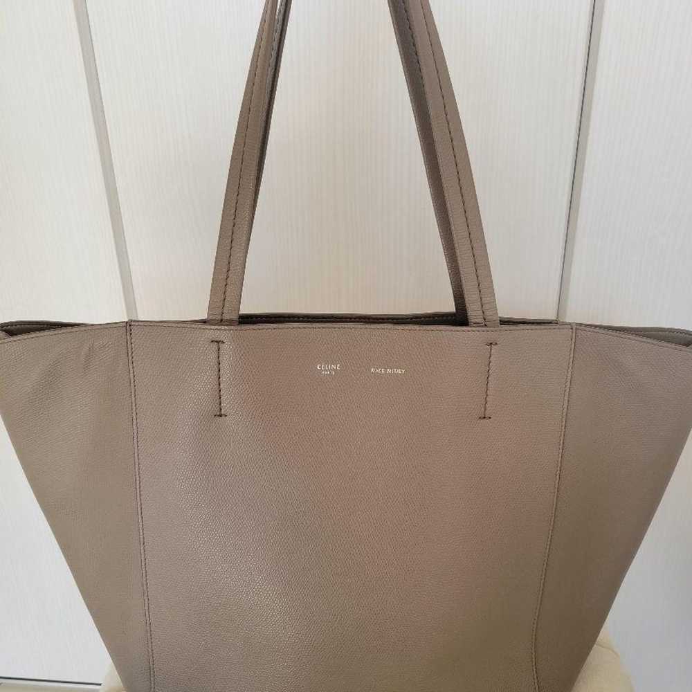 CELINE (old logo) Cabas Phantom Tote Shoulder Bag… - image 2