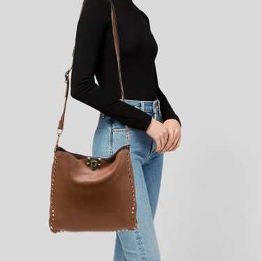 Valentino garavani brown Rockstud Hobo bag - image 1