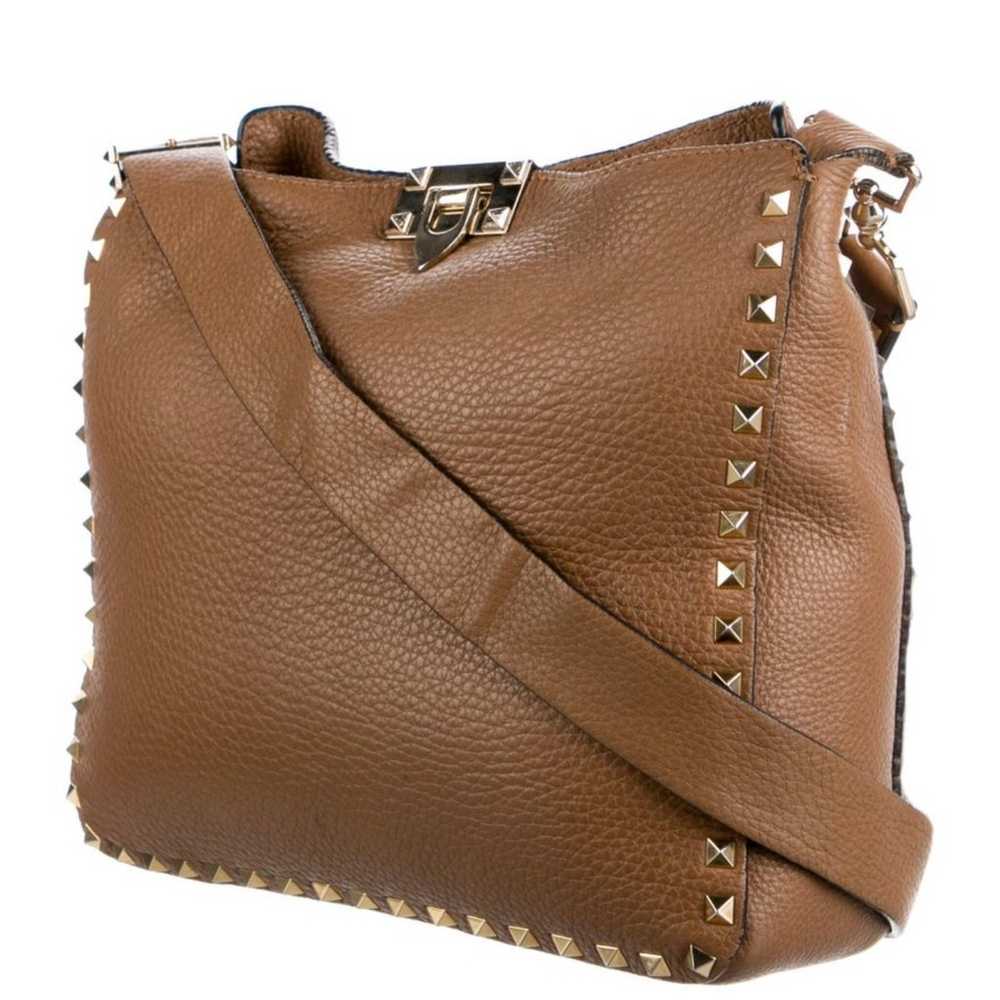 Valentino garavani brown Rockstud Hobo bag - image 4