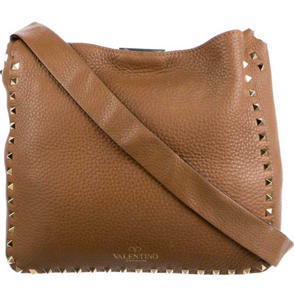 Valentino garavani brown Rockstud Hobo bag - image 5