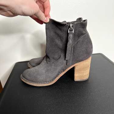 Dolce Vita Gray Heeled Ankle Boots