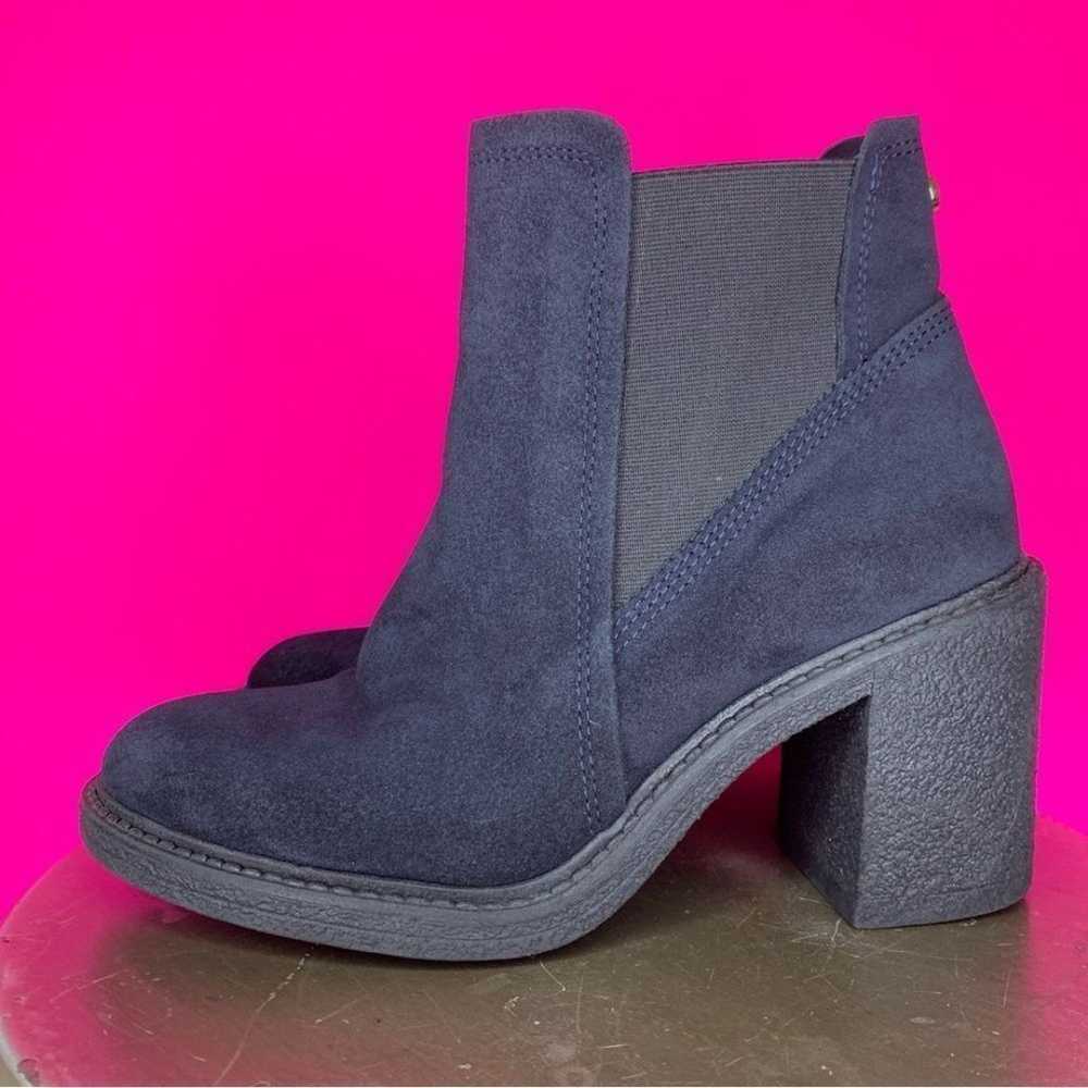 Kurt Geiger Carvela Navy Blue Suede Block Heel Ch… - image 3