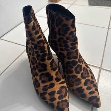 J Crew leopard Booties