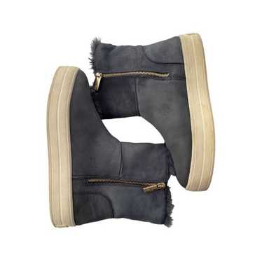 J Slides Henley Sneaker Snow Boots Platfrom Black… - image 1