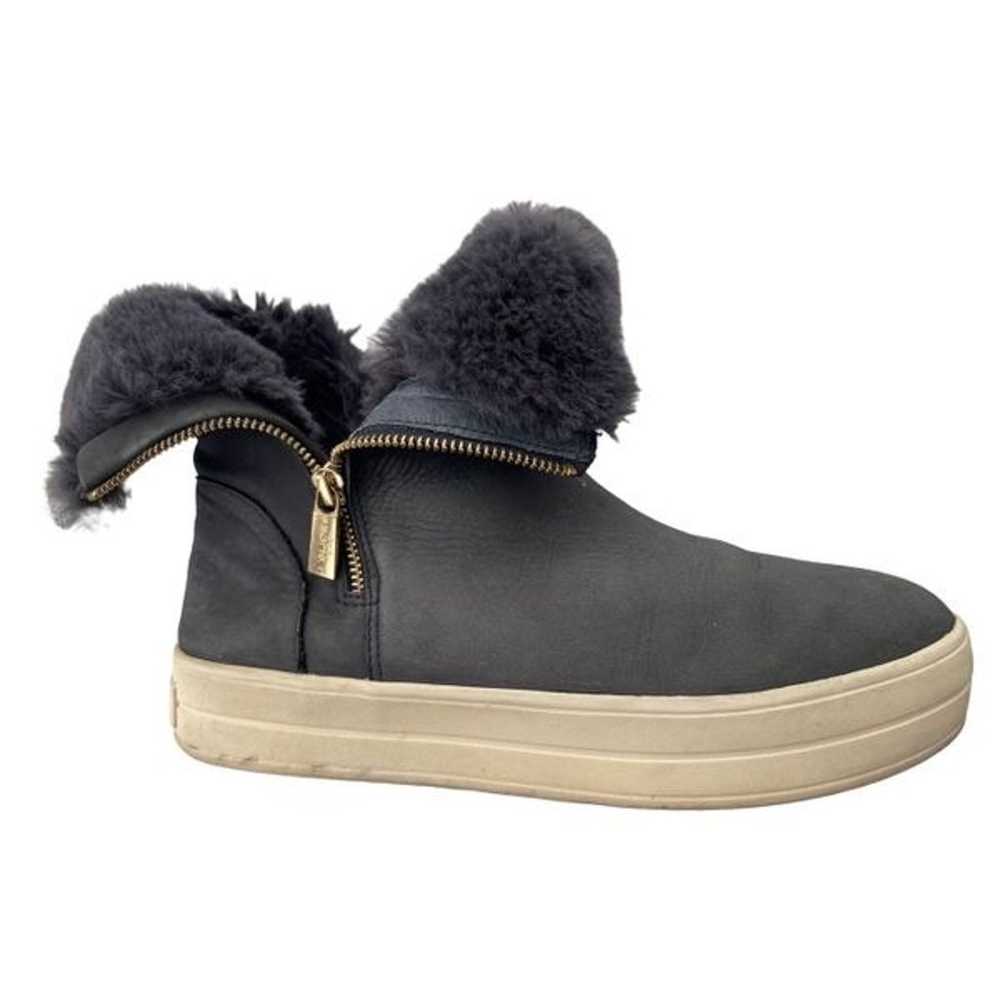 J Slides Henley Sneaker Snow Boots Platfrom Black… - image 2