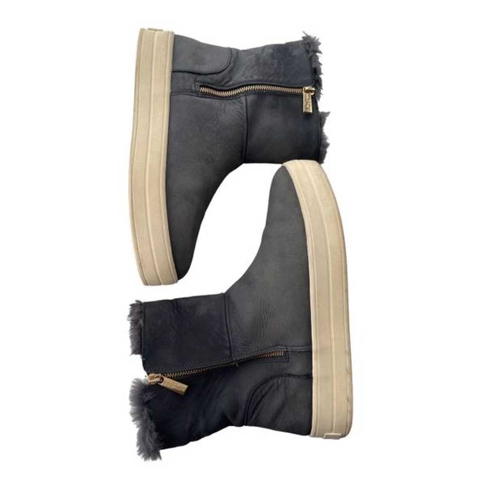 J Slides Henley Sneaker Snow Boots Platfrom Black… - image 7