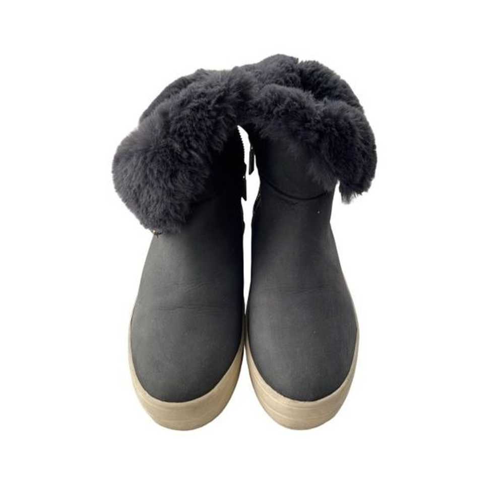 J Slides Henley Sneaker Snow Boots Platfrom Black… - image 8