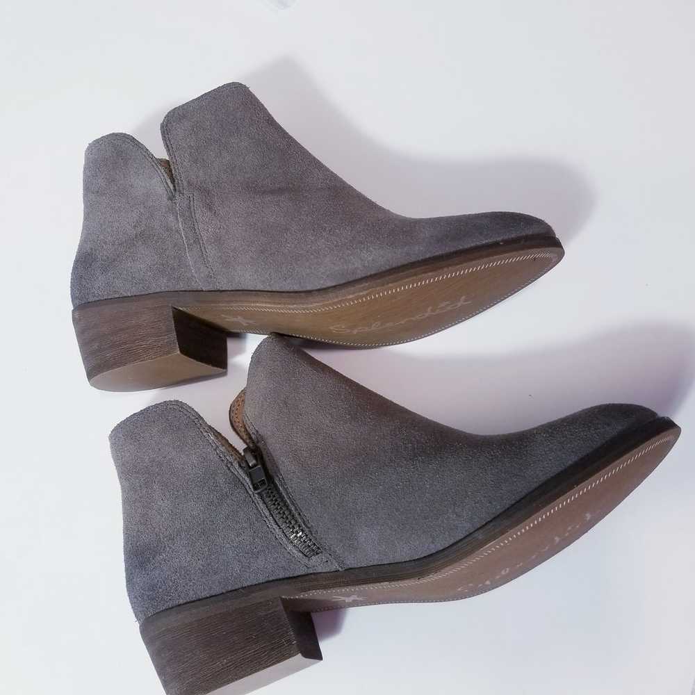 Splendid Suede Leather Gray Booties - image 6