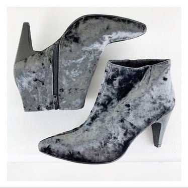 Vagabond Grey Esther Velvet Bootie