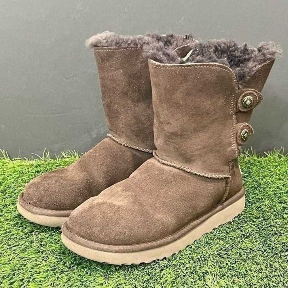 UGG Marciela II Sheepskin 2 Button Boots. Size 7. - image 1