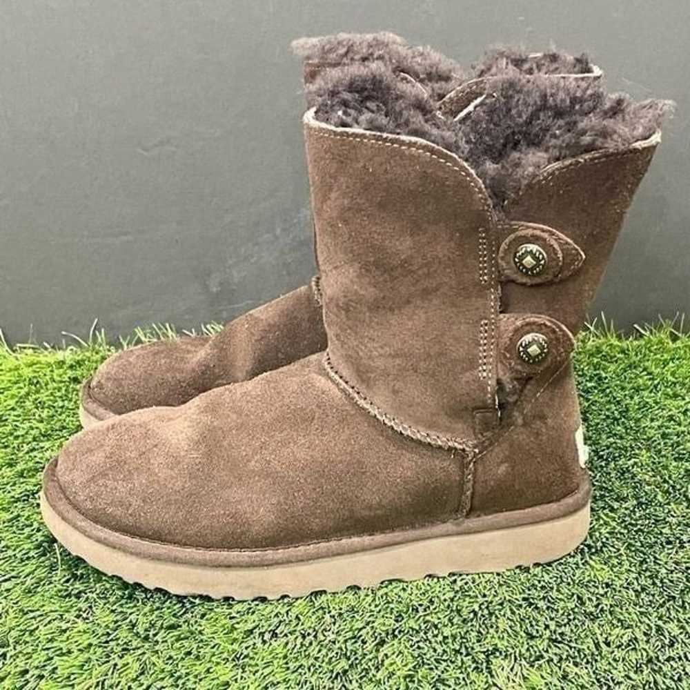 UGG Marciela II Sheepskin 2 Button Boots. Size 7. - image 3