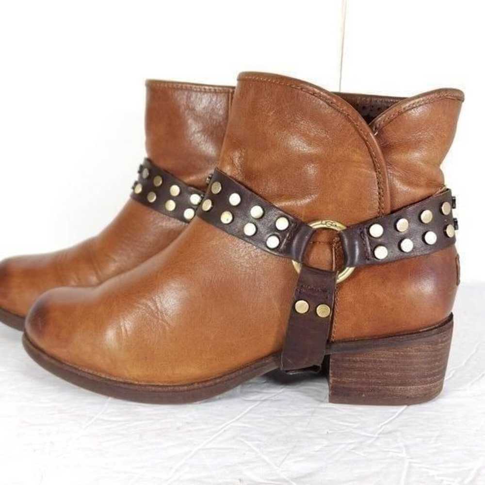 UGG Women's Darling US8 Brown Leather Studded Har… - image 2