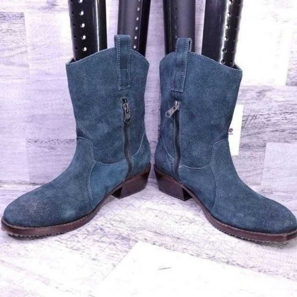 Diesel Pull on Suede Western Chelsea Boot Green s… - image 5