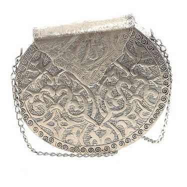 Vintage hammered Boho shoulder bag - image 1