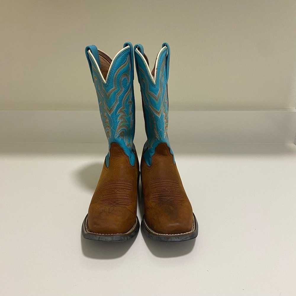 Tony Lama Rowena Western Cowboy Boots Square Toe … - image 2