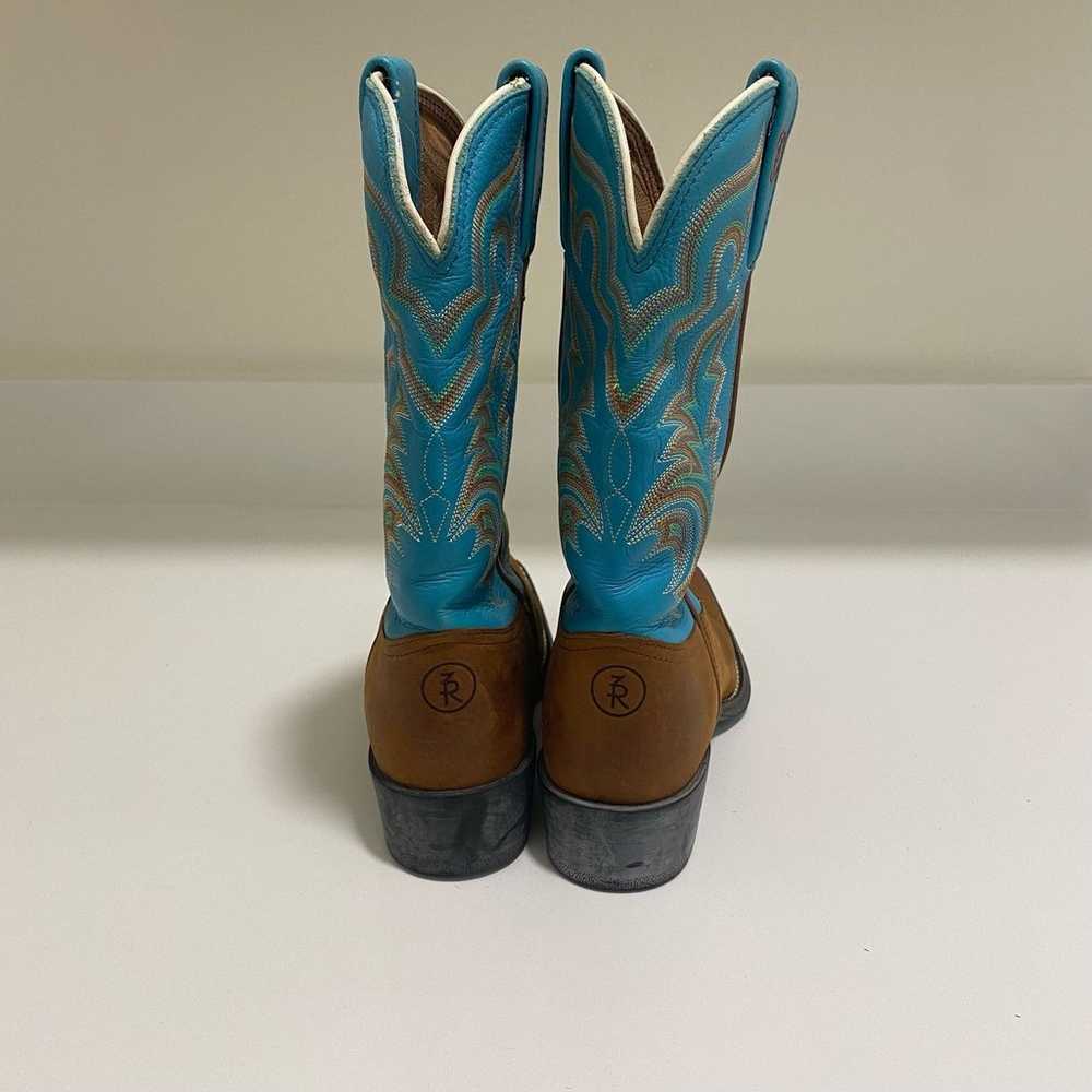 Tony Lama Rowena Western Cowboy Boots Square Toe … - image 4