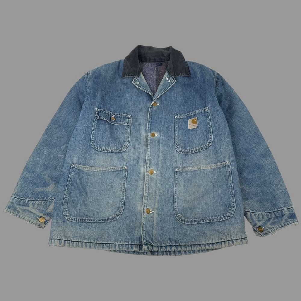 Carhartt × Vintage Vintage 1970s denim carhartt c… - image 1