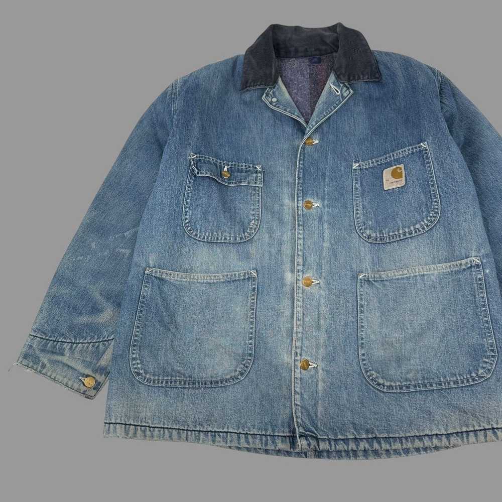 Carhartt × Vintage Vintage 1970s denim carhartt c… - image 2