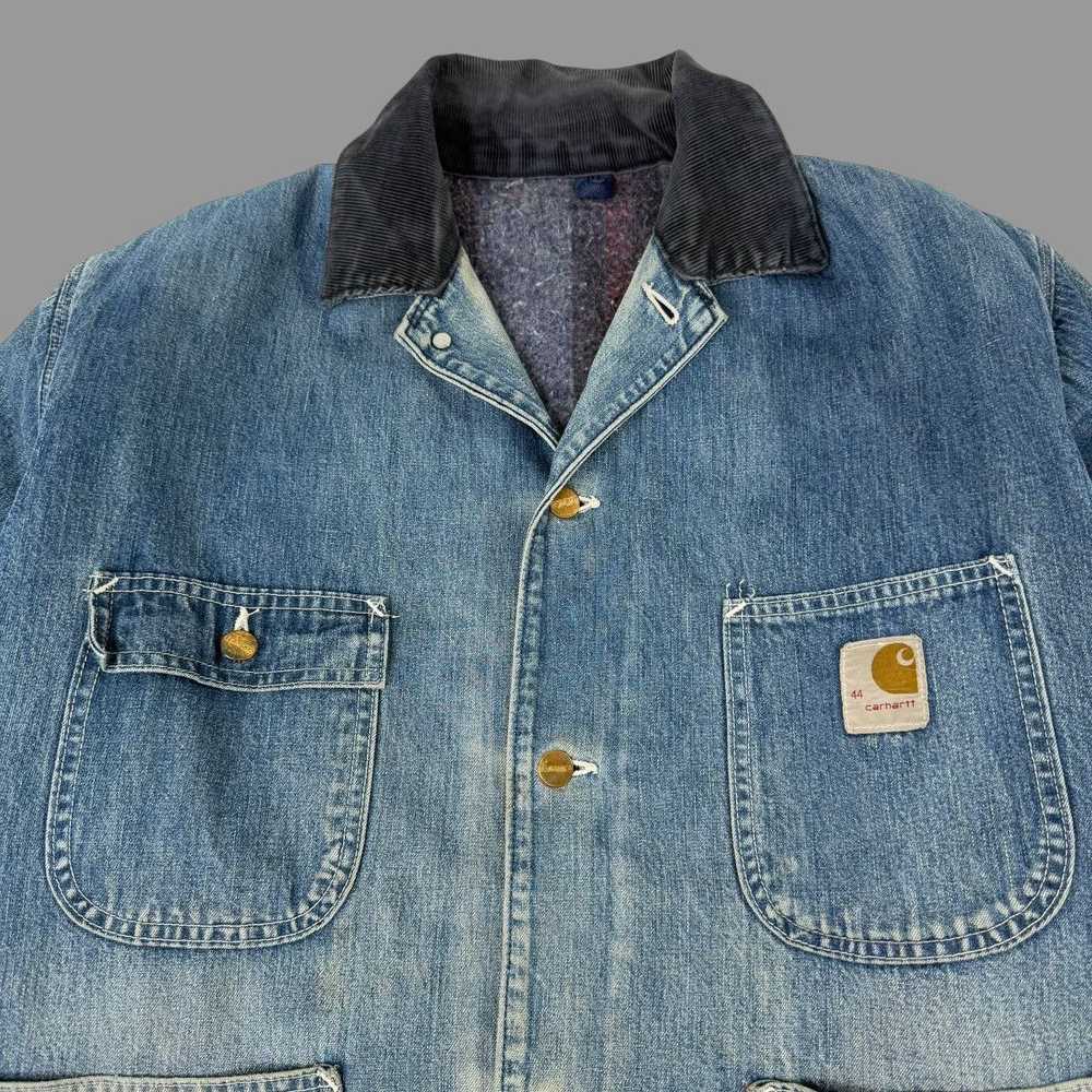 Carhartt × Vintage Vintage 1970s denim carhartt c… - image 3