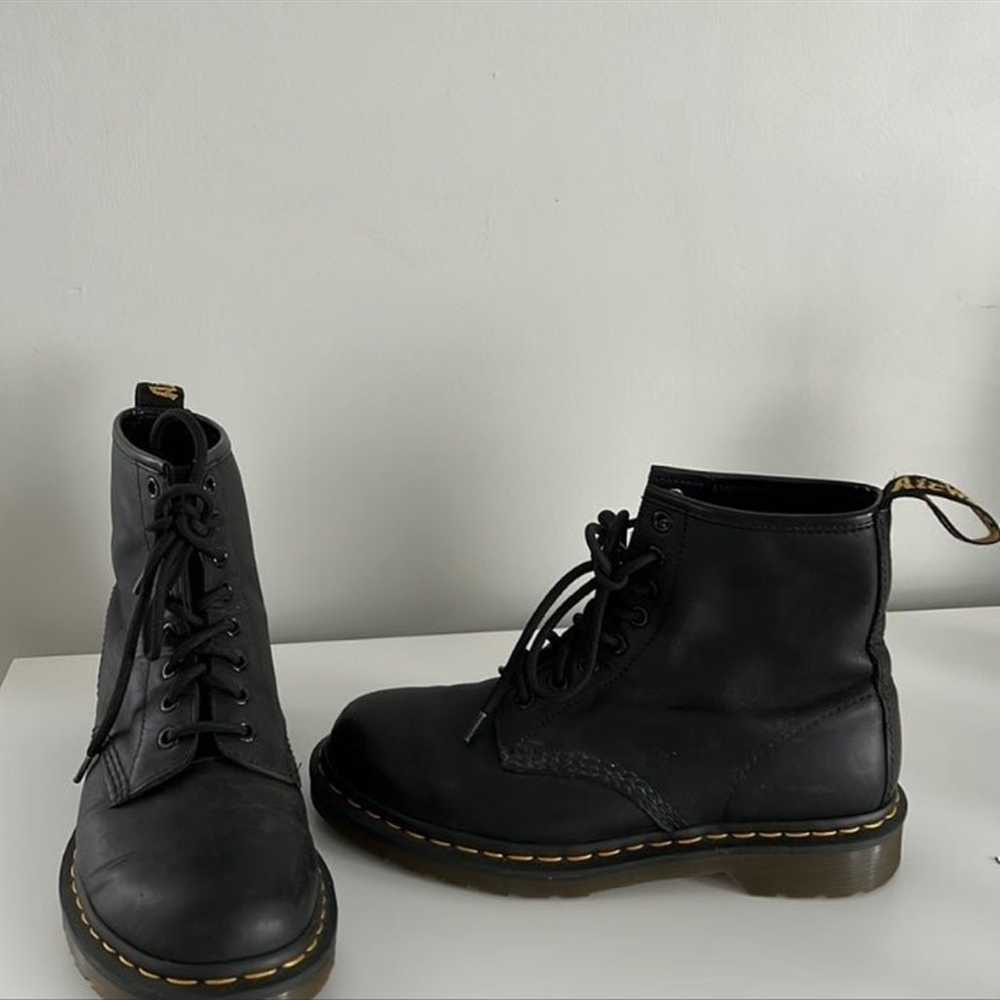 Black Dr. Martens 1460 Smooth Leather Boots - image 1