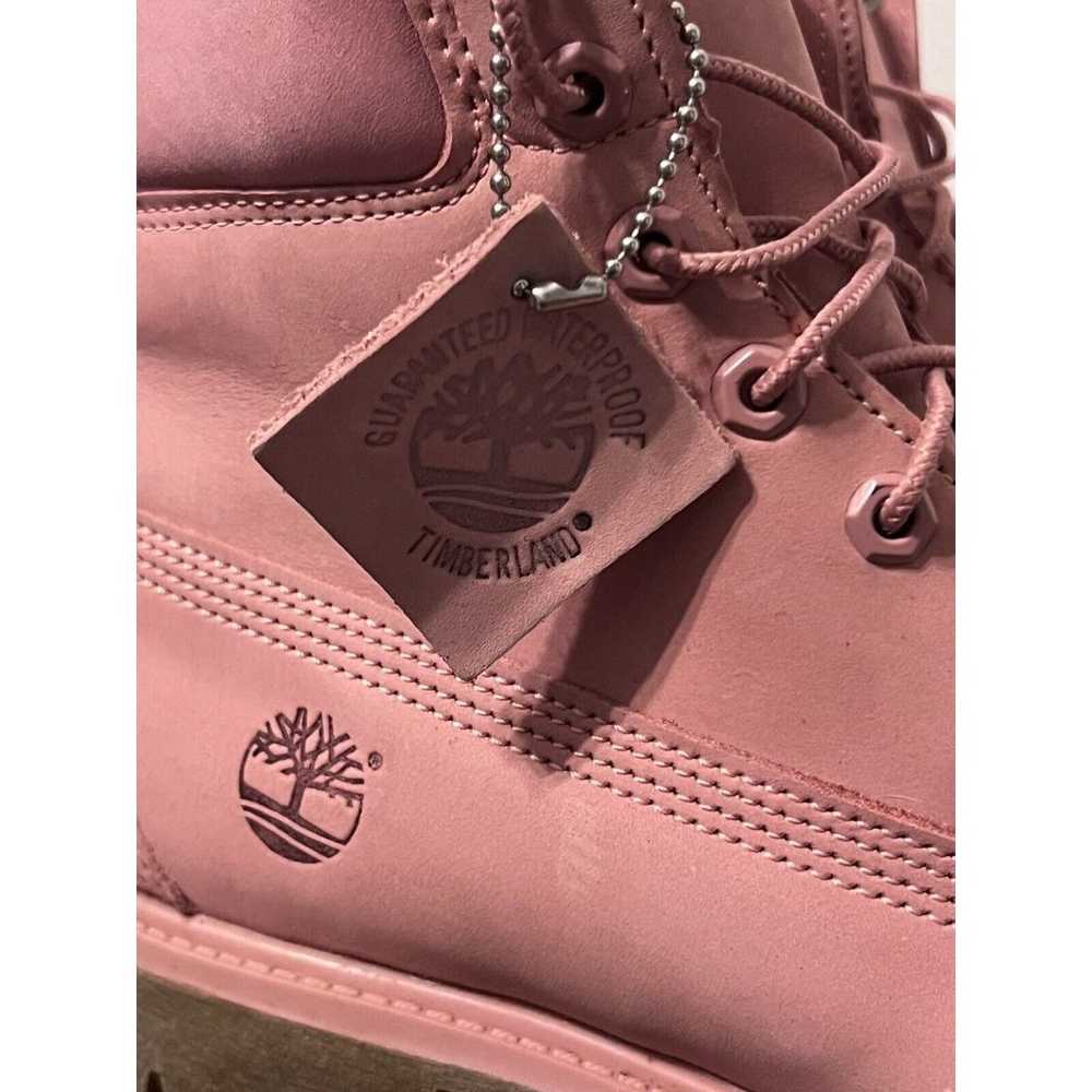 Light Pink Timberland Premium 6in Waterproof Boot… - image 3