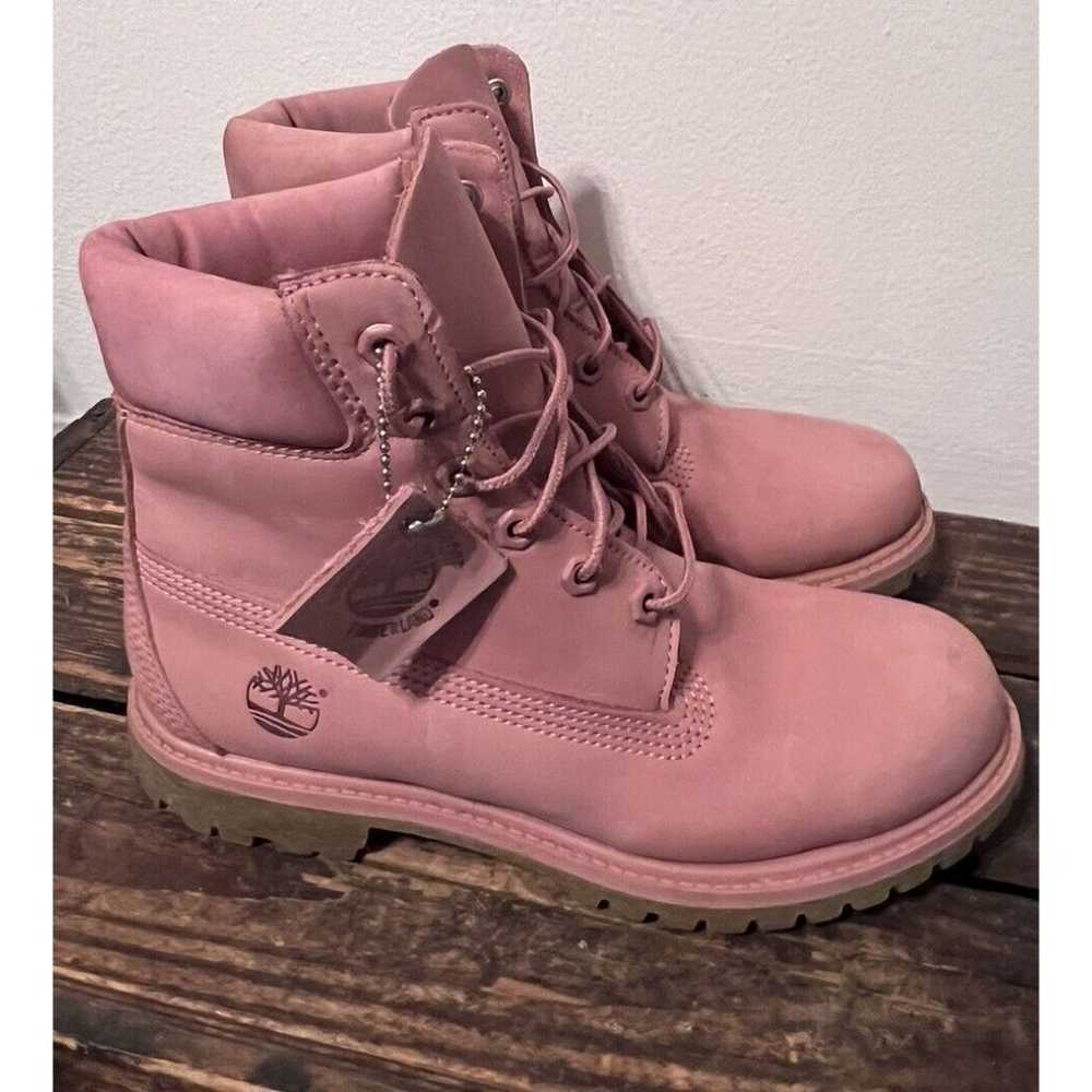 Light Pink Timberland Premium 6in Waterproof Boot… - image 4