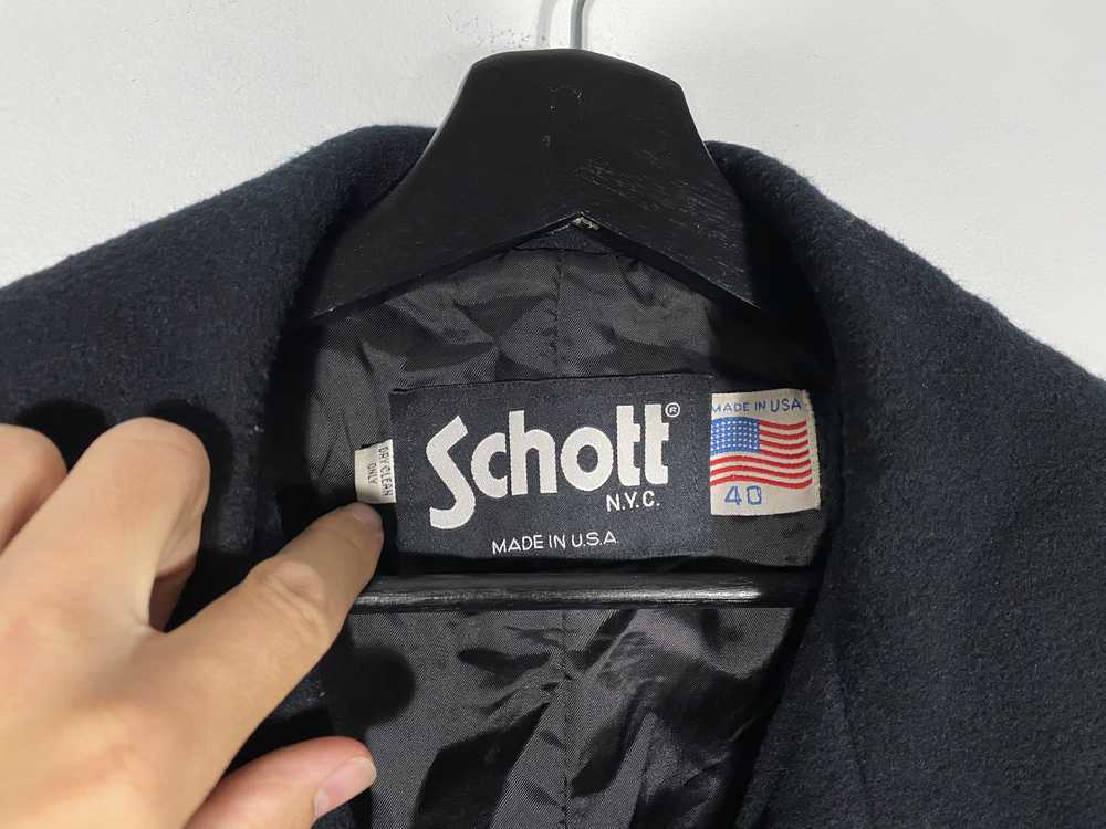 Schott × Vintage RARE Vintage Schott 776 40L Wool… - image 4