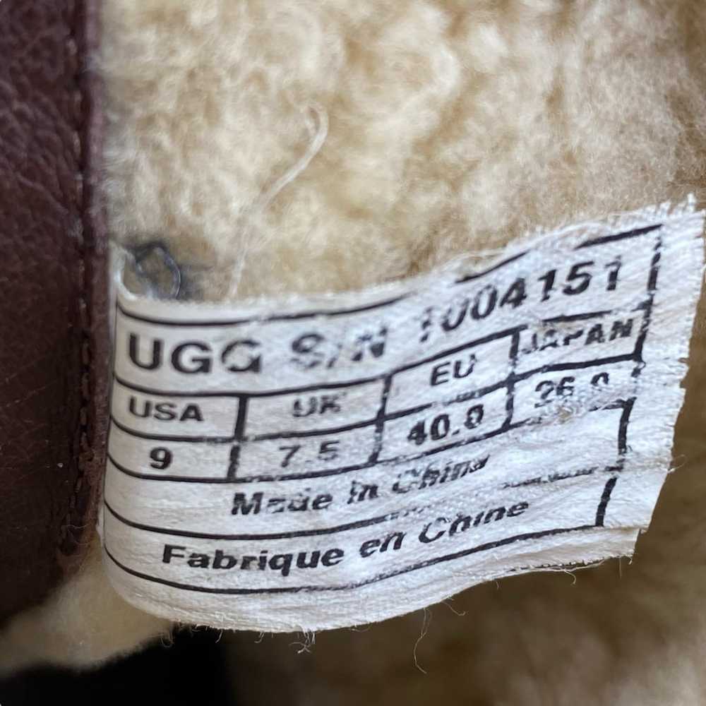 UGG Women’s Glendale Brown Leather Shearling Line… - image 11