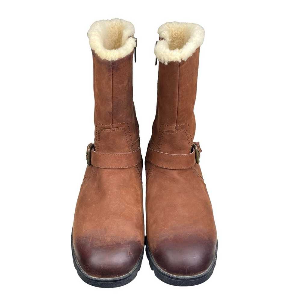 UGG Women’s Glendale Brown Leather Shearling Line… - image 8