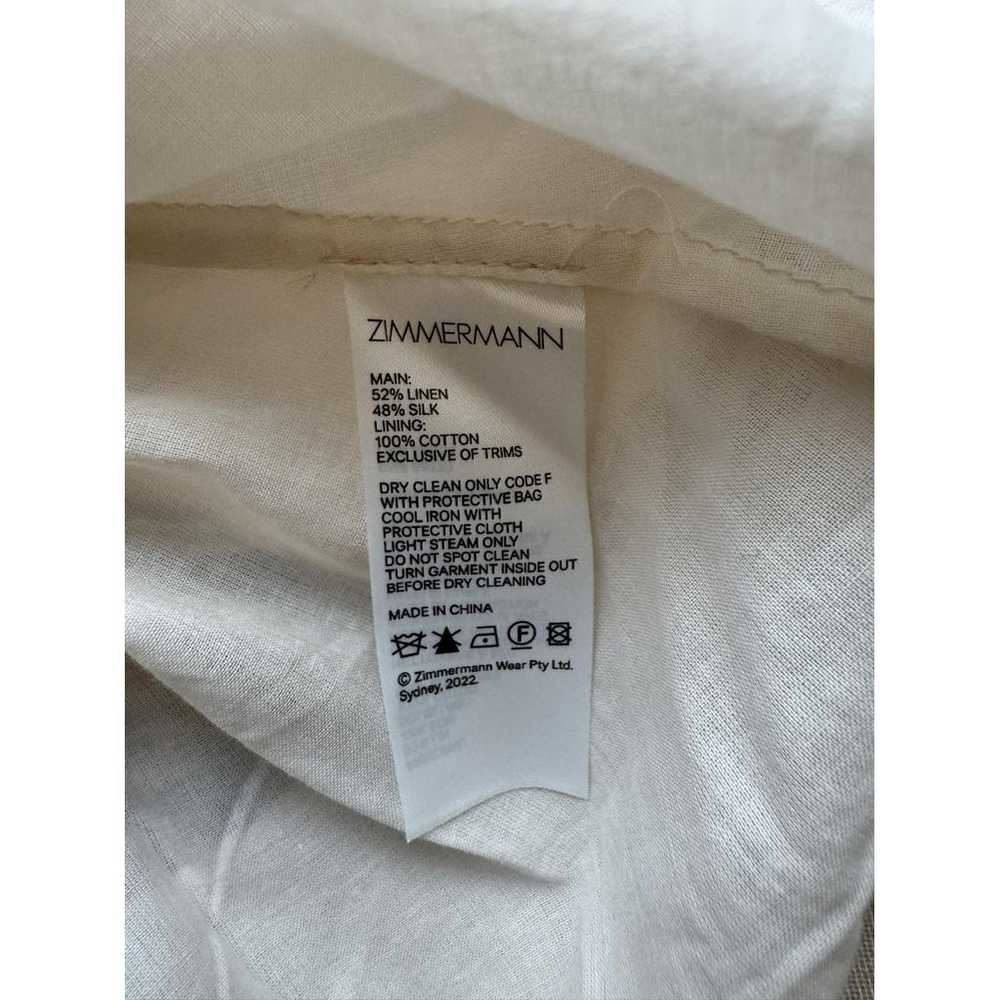 Zimmermann Linen mid-length dress - image 6