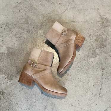 Sorel Cate Leather Buckle Bootie