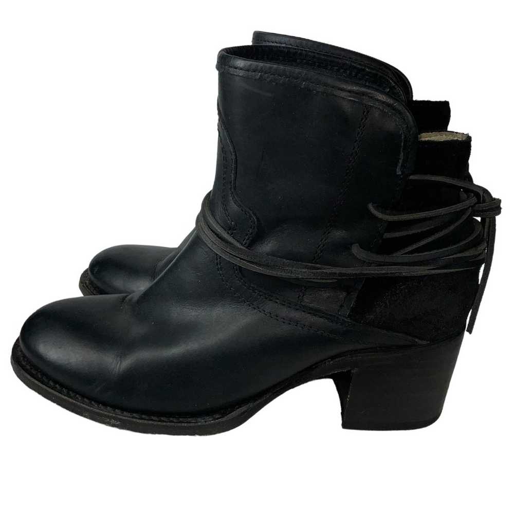 Freebird By Steven Casey Black Leather Women's An… - image 1