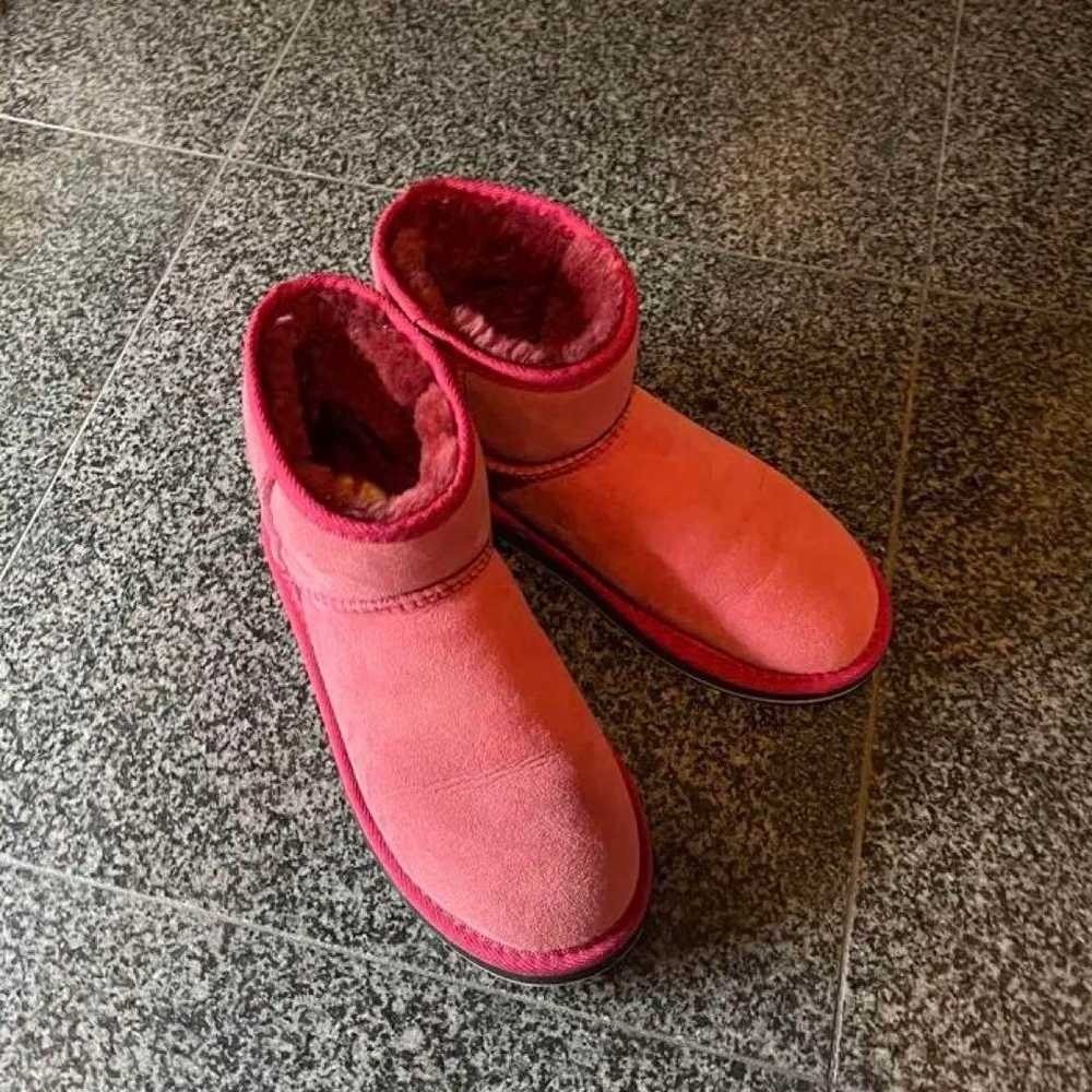 UGG Pink Sheepskin Boots - image 1