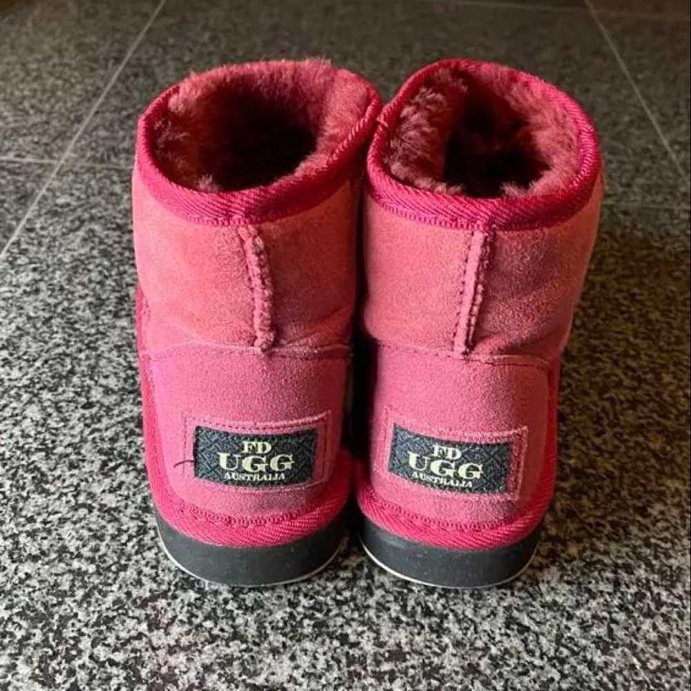 UGG Pink Sheepskin Boots - image 2