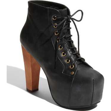 Jeffrey Campbell Lita lace up booties 6