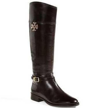 Tory Burch Eloise Galleon Leather Riding Boots Dar