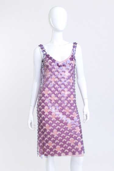 PACO RABANNE Plastic Flower Link Dress