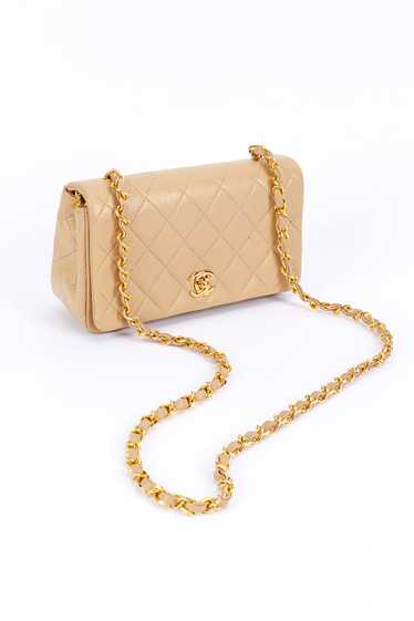 CHANEL Mini Quilted Foldover Flap Bag