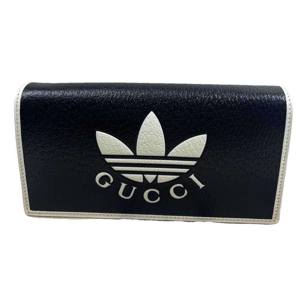 Gucci X Adidas Leather crossbody bag - image 1