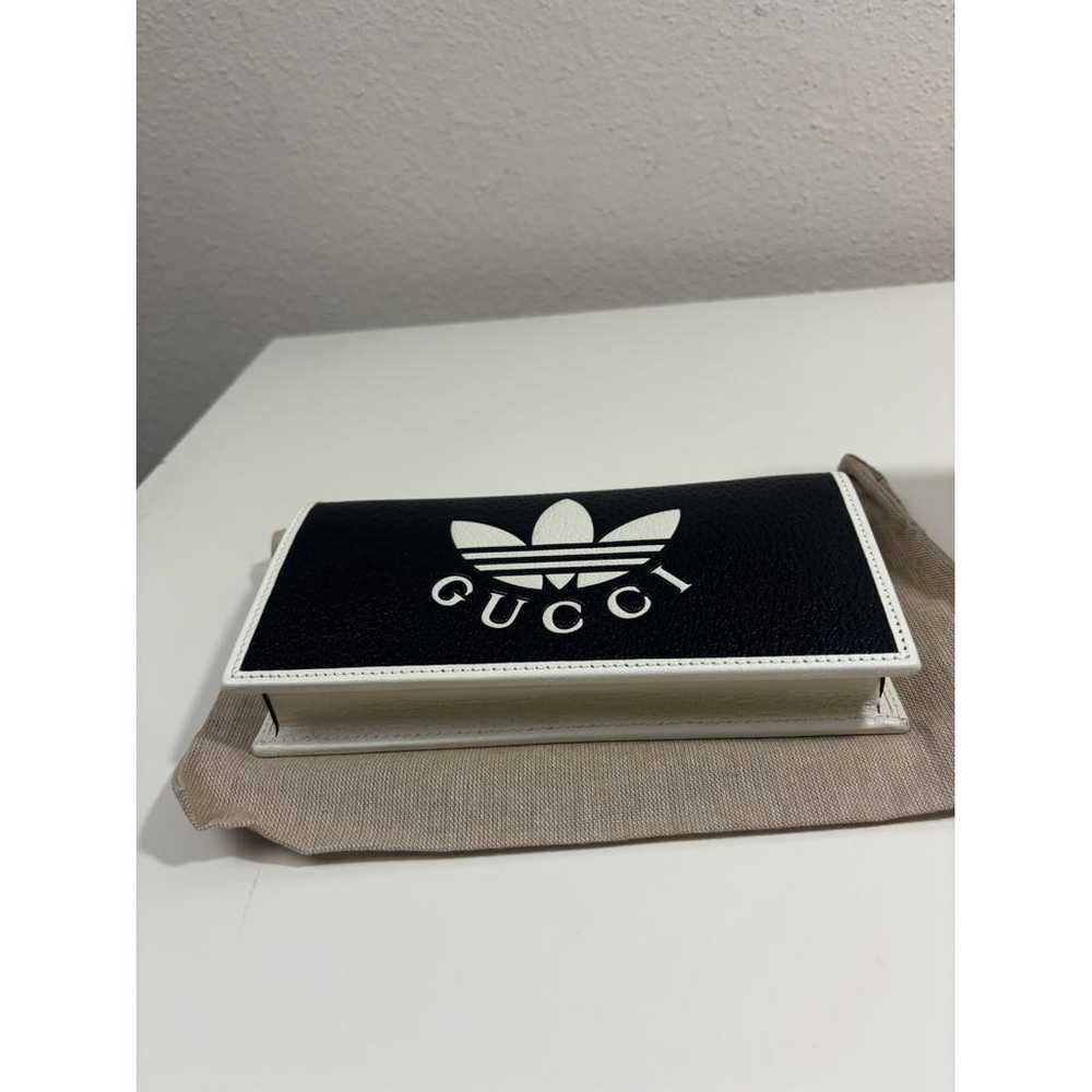 Gucci X Adidas Leather crossbody bag - image 3